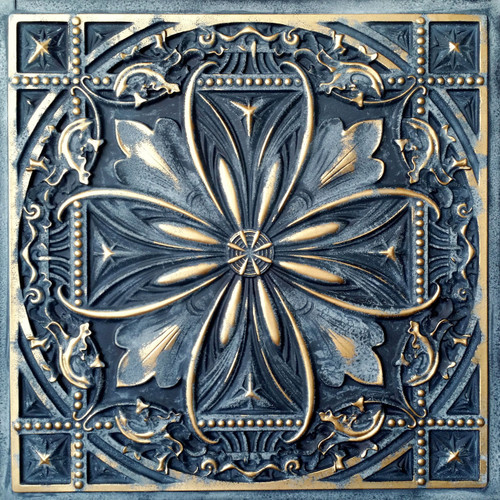 Milan - Faux Tin Ceiling Tile - 24 in x 24 in - #DCT 10