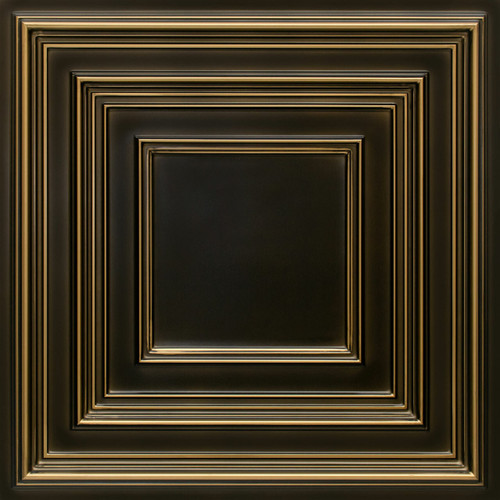 Helena - Faux Tin Ceiling Tile - 24 in x 24 in - #337 - (Pack of 25)