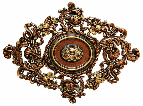 Vines Garden - FAD Hand Painted Ceiling Medallion - #CCMF-123