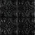 Tiptoe 2 ft x 2 ft Shanko - Wall and Ceiling Patterns - #309 - (Pack of 6 and 12) - Black
