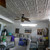 R47 Styrofoam Ceiling Tile - Silver - Installed in Living and Dining