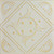 R 02 Styrofoam Ceiling Tile 20x20 - White Washed Gold