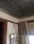 Diamond Wreath - Styrofoam Ceiling Tile - Plain White - Installed in Living and dining Diamond Wreath - Styrofoam Ceiling Tile - Plain White - Installed in Living and dining