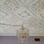 Diamond Wreath - Styrofoam Ceiling Tile - Plain White - Installed in Office Diamond Wreath - Styrofoam Ceiling Tile - Plain White - Installed in Office