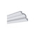 Brian Glue-up Styrofoam Crown Molding 6 in. Wide 6.5 ft. Long (Pack of 30 / 195 ln. ft.) - #KL-130