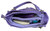 Starburst Gem Western Bag with double chain-connected handles. Top POV. Color: Lavender