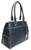 Medium-Sized Studded Gun Tote Bag. Side POV. Color: Black