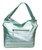 Rhinestone Starburst Shoulder Bag w/ Double Handles. Back POV. Color: Mint