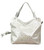 Mirror Rhinestone Purse. Front POV. Color: Silver