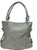 Laser-Cut Tote Bag. Back POV. Color: Gray