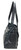 Shoulder Bag w/ Hidden Zipper. Side POV. Color: Black
