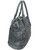 Triple Zipper Purse. Side POV. Color: Gray