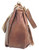 Small Tassel Gun Bag. Side POV. Color: Brown
