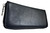 Rhinestone Cat Wallet. Back POV. Color: Black