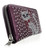 Rhinestone Cat Wallet. Side POV. Color: Purple