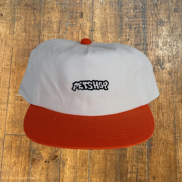 Petshop Vintage cap (orange & white)