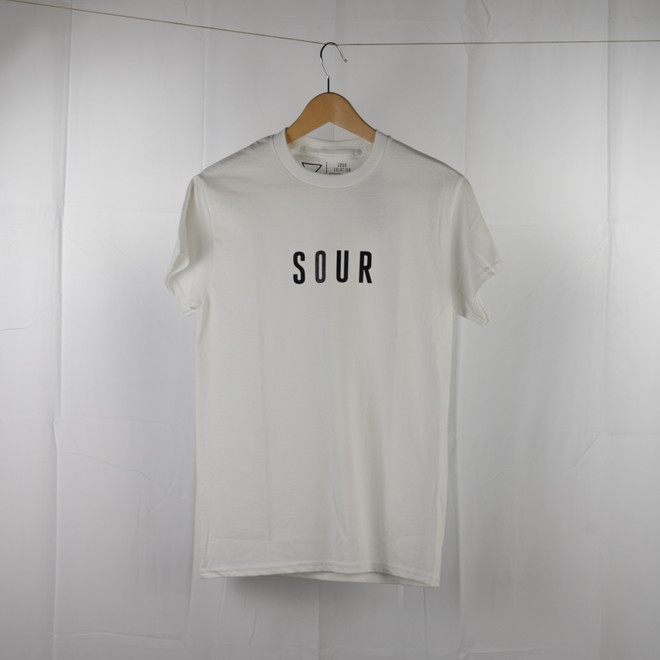 Sour Solution - Army Tee White