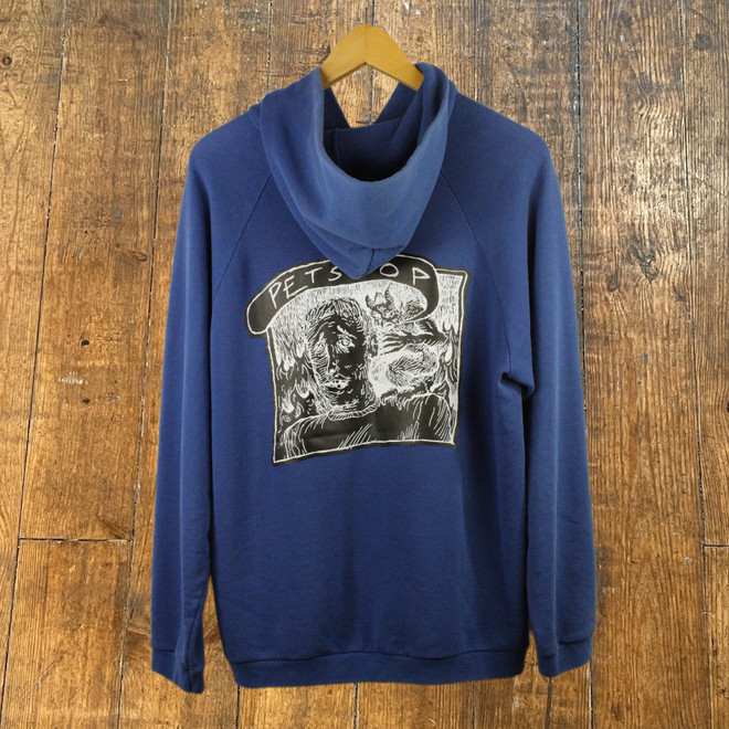 Petshop Vintage Siniestra hoodie (Blue/Size L)