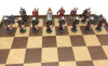 Crusades Chess side Hand Painted with Wooden Case