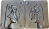 Easter Decoration Mould - Bunny and Kitten