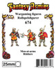 Fantasy armies - Men-at-arms 25mm scale mould.