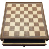 Wooden Chess Case with drawers.