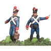 France:2 Foot Artillery men