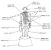 Jacobite Rising Chess Set: British Side King painting instruction.