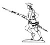 18th Century Musketeer advancing