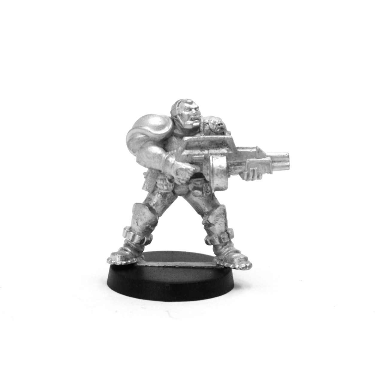 Warzone Mutant Chronicles Imperial Mega-Corp Blood Berets Captain (Hero)  metal figures