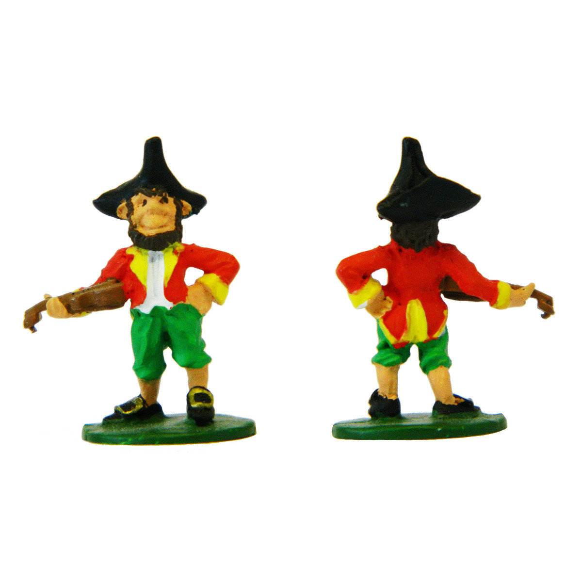 Irish Leprechauns - hand painted metal 