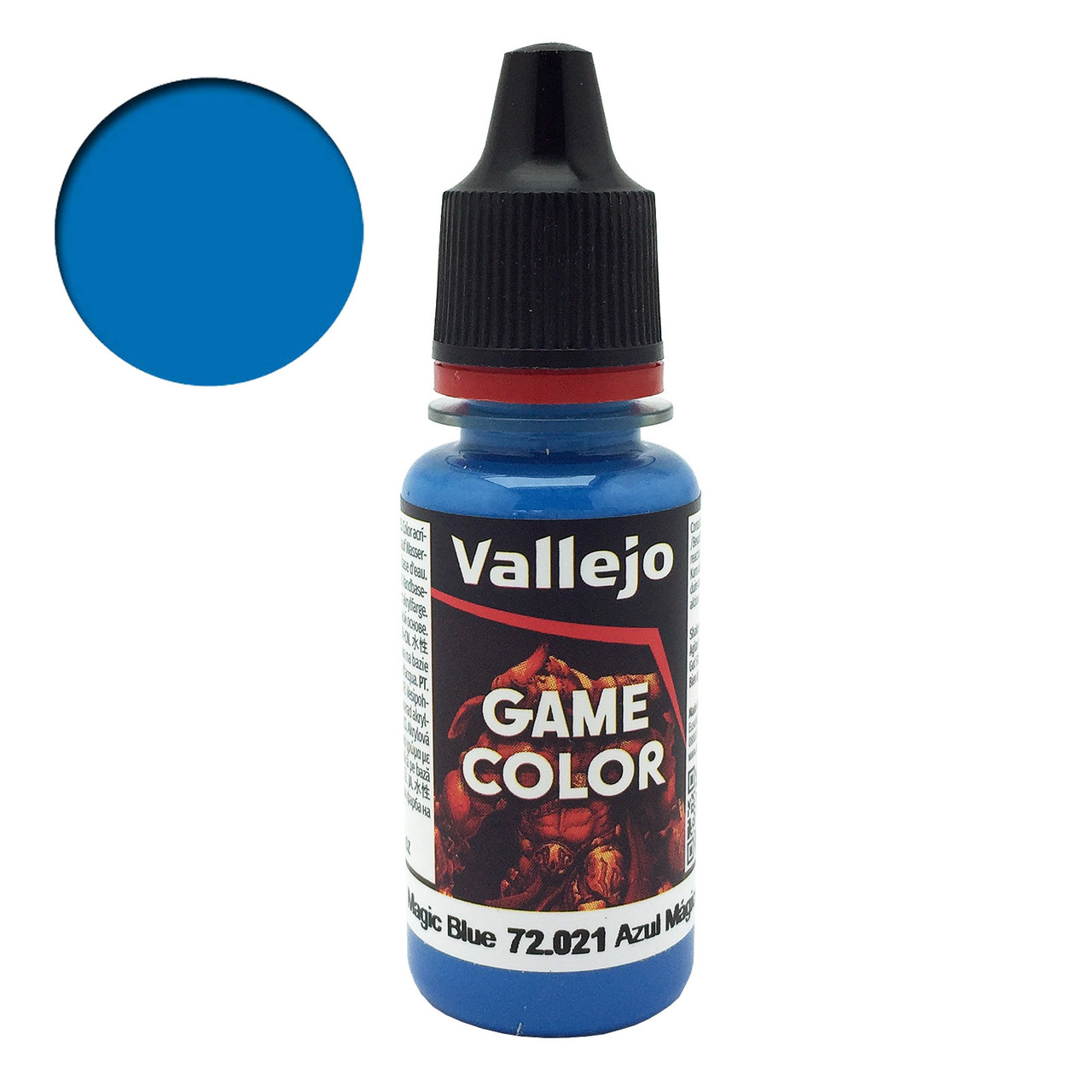Magic Blue Vallejo Game Color Acrylic Paint 72021 / 039