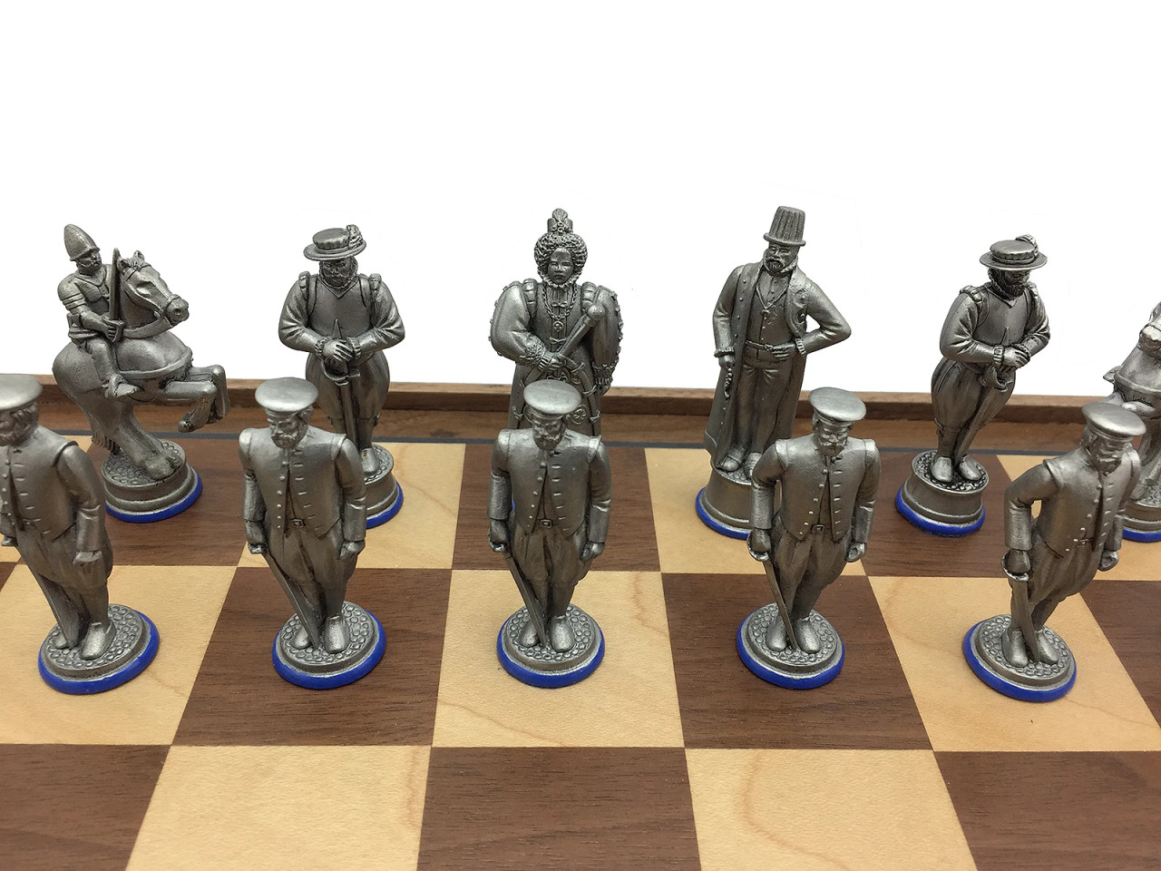 54mm Spanish Armada Chess Set Spanish versus English Antique