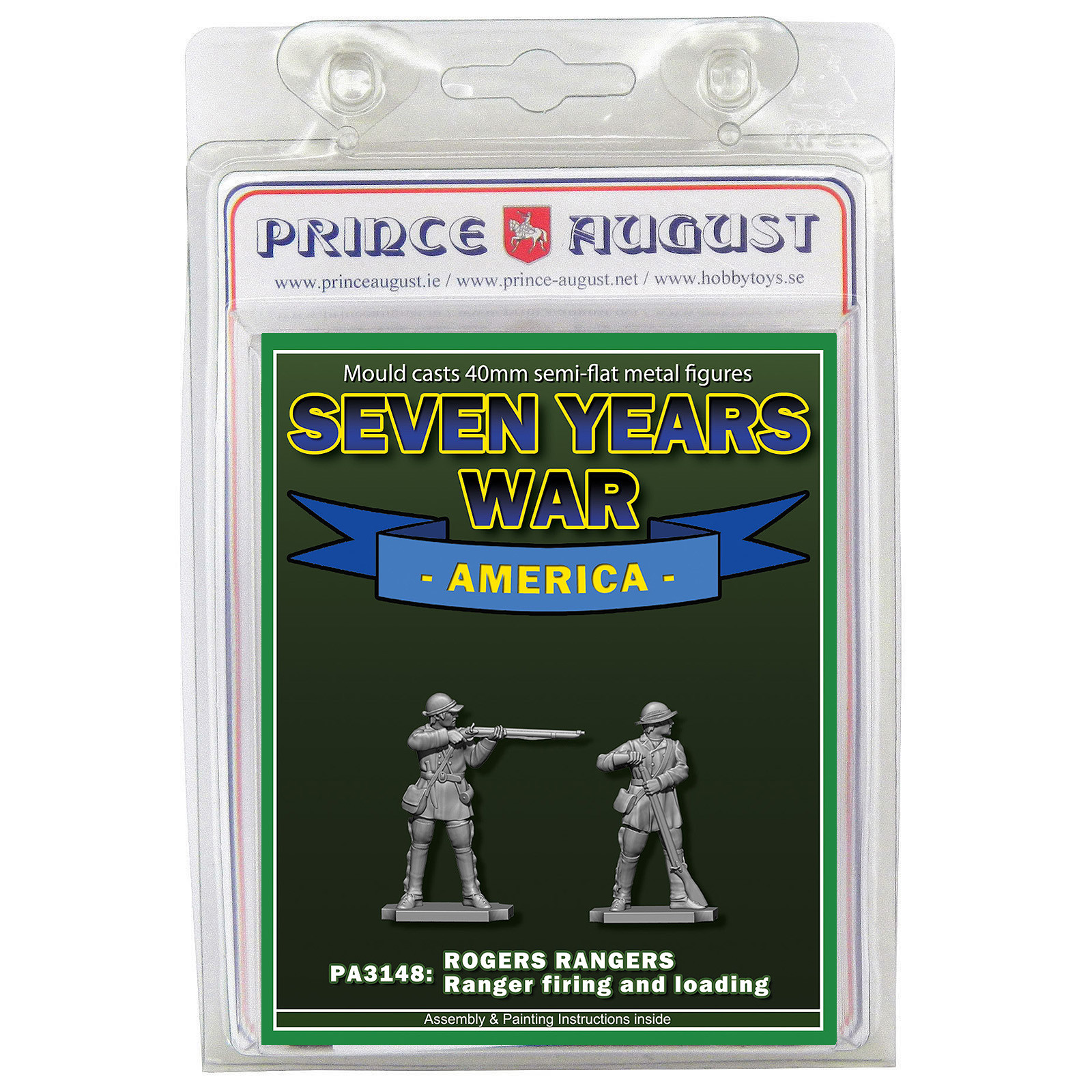 Prince August PA547 - Stampi per colata, motivo: Lancers polacchi francesi, confezione da 3