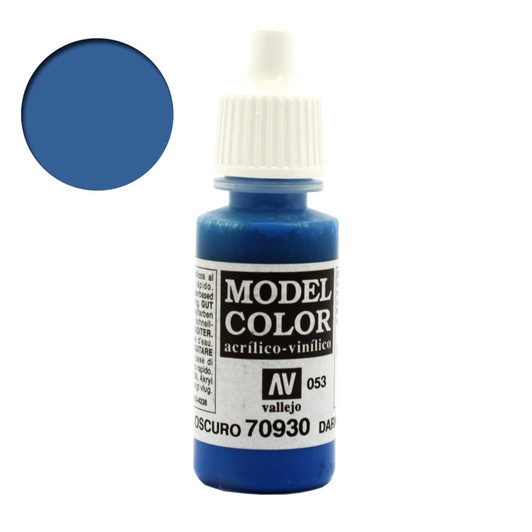 Vallejo Model Color Dark Blue Acrylic Paint 70930