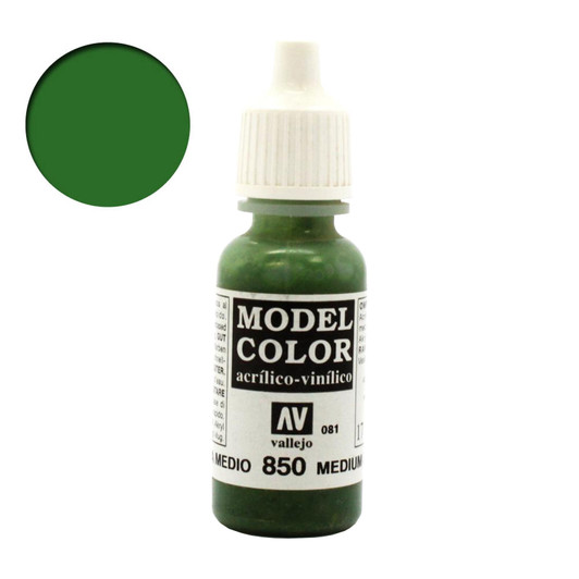 Vallejo Model Color Medium Olive Green Acrylic Paint 70850