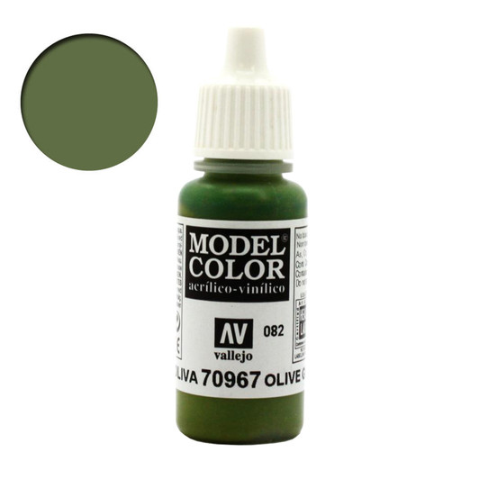 Vallejo Model Color Olive Green Acrylic Paint 70967