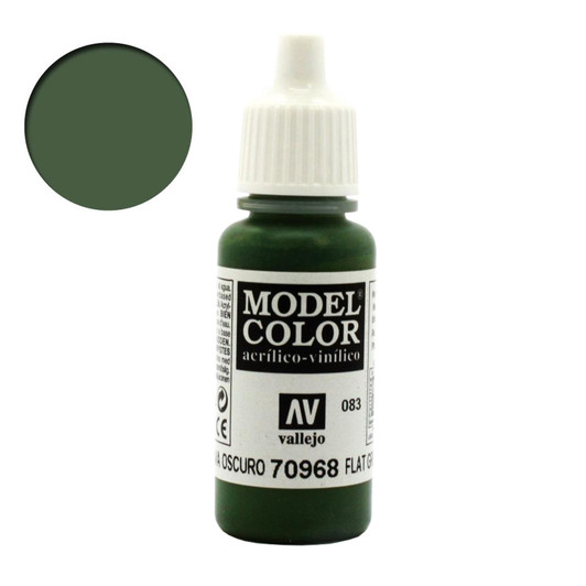 Vallejo Model Color Flat Green Acrylic Paint 70968