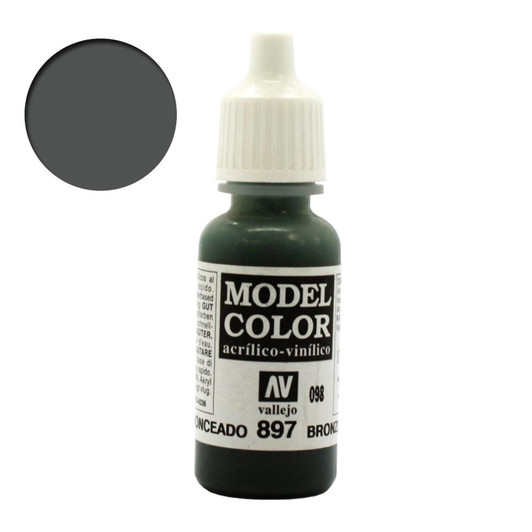 Vallejo Model Color Bronze Green Acrylic Paint 70897