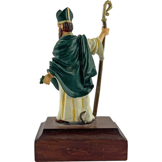 Saint Patrick Painted Pewter Miniature