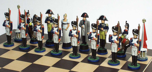 Battle of Waterloo Napoleon's chess side (board not included)