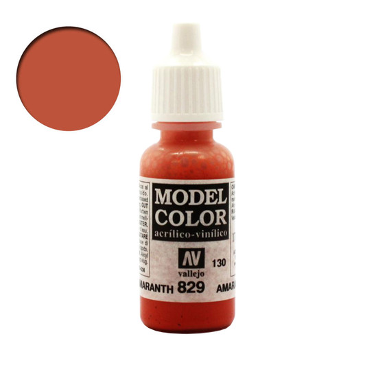 Vallejo Model Color Amarantha Red 70829 Vallejo Model Color Amarantha Red 70829