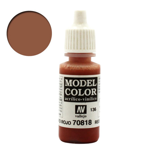 Vallejo Model Color Red Leather 70818 Vallejo Model Color Red Leather 70818