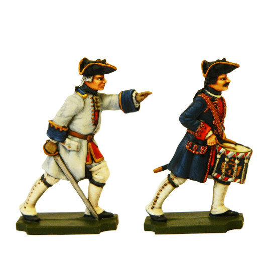 PA3115 Seven Years War France: Officer and Drummer