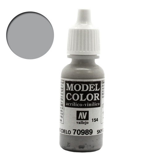Vallejo Model Color Sky Grey Acrylic Paint 70989