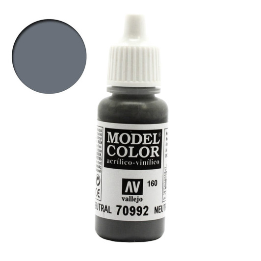 Vallejo Model Color Neutral Grey Acrylic Paint 70992