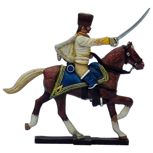 Seven Years War Hussar painted by John Schley.