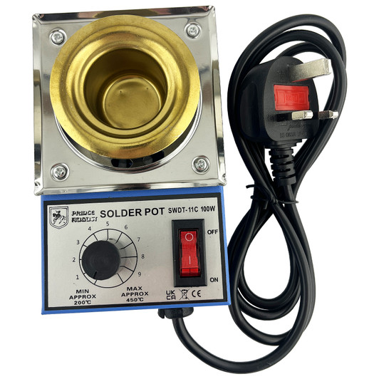 Mini Solder Pot for soldier copper wire - UK plug version.