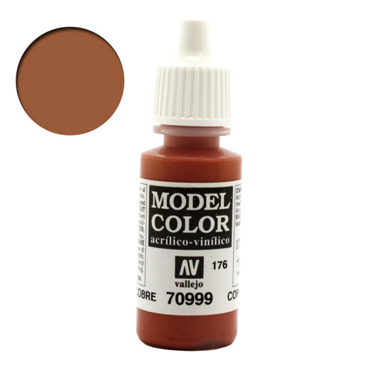 Copper Metallic Vallejo Model Color Paint 70999