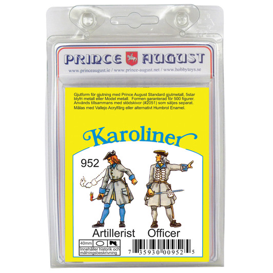 PAS952 Karoliner Artillery men moulds